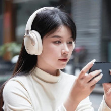 Bevielės ausinės Acefast 'H2' baltos (Bluetooth 5.3 / Active Noise Cancellation)