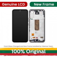 Screen for Samsung A546 A54 5G with frame / White / (Updated: Telemax)