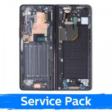 Ekranas skirtas Samsung F946 Z Fold5 (INNER) su rėmeliu / Phantom Black / (Service Pack)