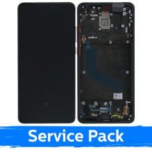 Screen for Xiaomi Mi 9T (Mi 9T Pro) with frame / Carbon Black / (Service Pack)