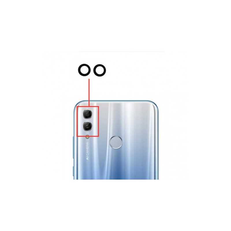 Galinės kameros stikliukas skirtas Huawei Honor 10 Lite galinės kameros stikliukas (2vnt)