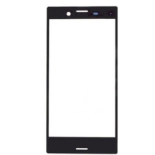 Screen glass for Sony Xperia X Compact F5321 black / gray HQ