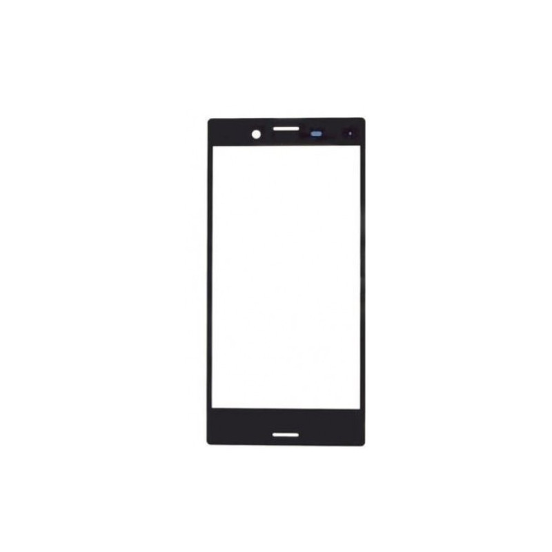Screen glass for Sony Xperia X Compact F5321 black / gray HQ
