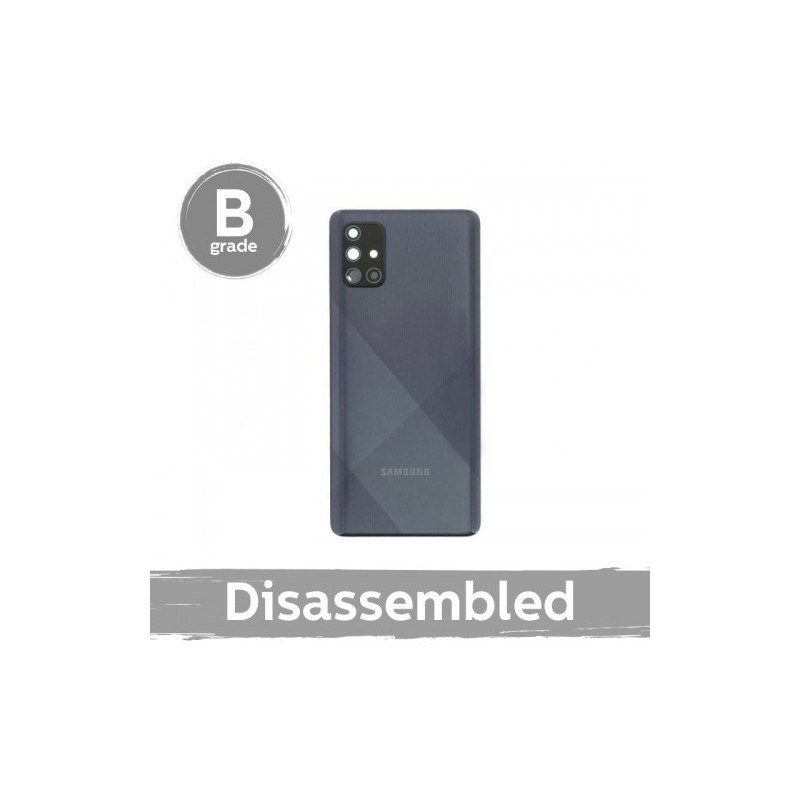 Back cover for Samsung A715 A71 / Prism Crush Black / with glass 100% original (9 / 10 used)