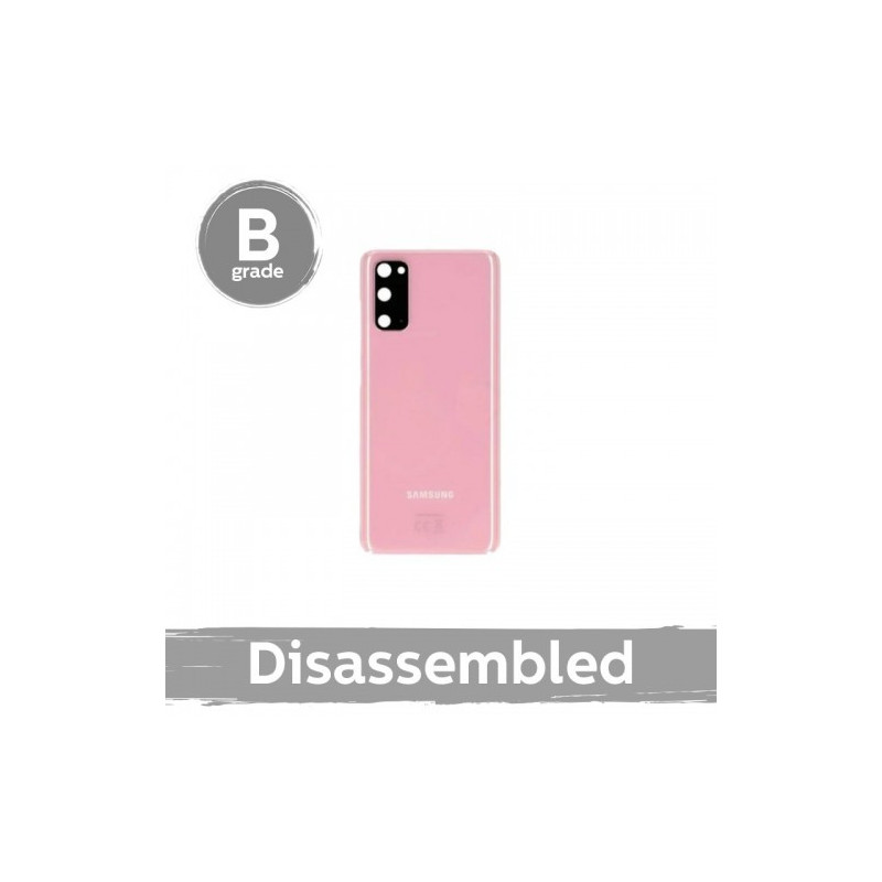 Galinis dangtelis skirtas Samsung G980 S20 / Cloud Pink / su stikliukais 100% originalus (9 / 10 naudotas)