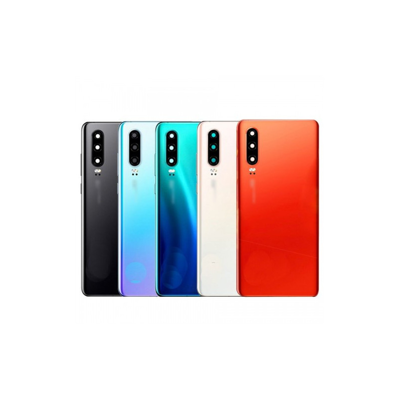 Galinis dangtelis skirtas Huawei P30 / White Pearl / (su kameros stikliuku) HQ
