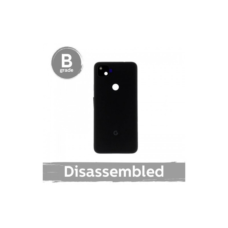 Galinis dangtelis skirtas Google Pixel 4A 4G / Black / su stikliukais 100% originalus (9 / 10 naudotas)