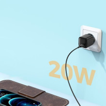 Charger Joyroom 'L-P202' black (USB-C / 20W) Charger Joyroom 'L-P202' black (USB-C / 20W)
