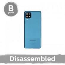 Back cover for Samsung A125 A12 / Blue / with glass 100% original (9 / 10 used)