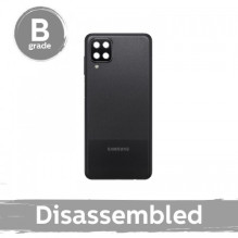 Back cover for Samsung A125 A12 / Black / with glass 100% original (9 / 10 used)