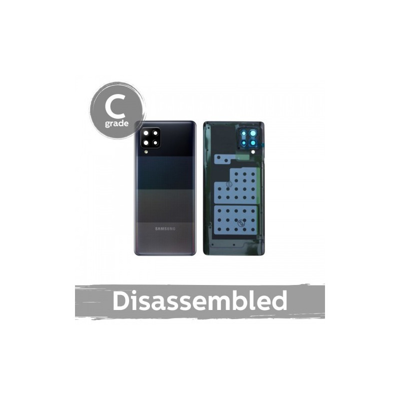 Back cover for Samsung A426 A42 5G with glass / Prism Dot Black / 100% original (8 / 10 used)