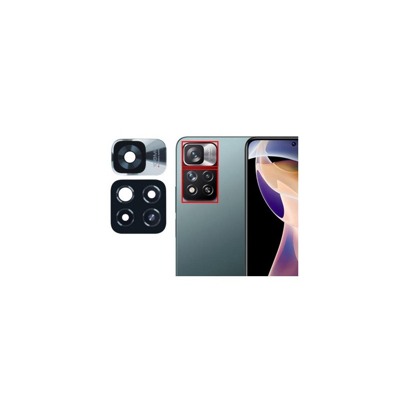 Rear camera glass for Xiaomi Redmi Note 11 Pro Plus 5G rear camera glass (2pcs)