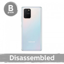 Back cover for Samsung G770 S10 Lite / White / with glass 100% original (9 / 10 used)