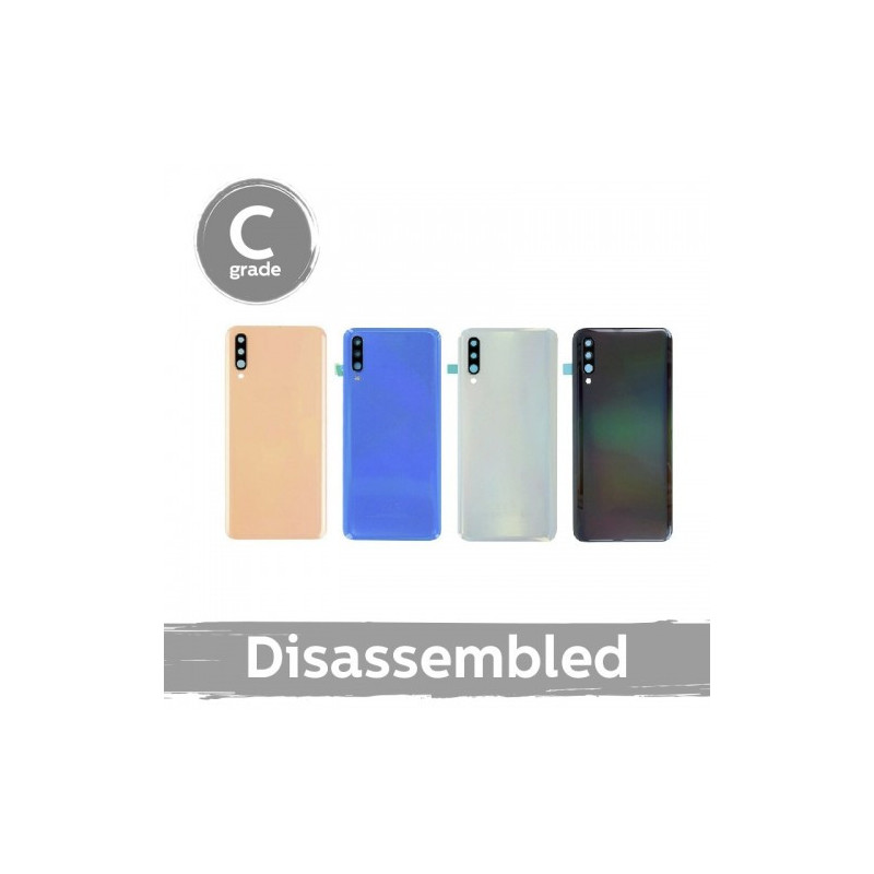 Back cover for Samsung A705 2019 A70 white with glass 100% original (8 / 10 used)
