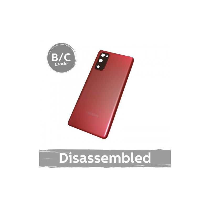Back cover for Samsung G780 S20 FE / Cloud Red / with glass 100% original (8 / 10 used)