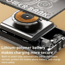 External battery WK Design 'WP-331' black 10000mAh (Wireless Charge 15W / PD 20W / QC3.0 22.5W)