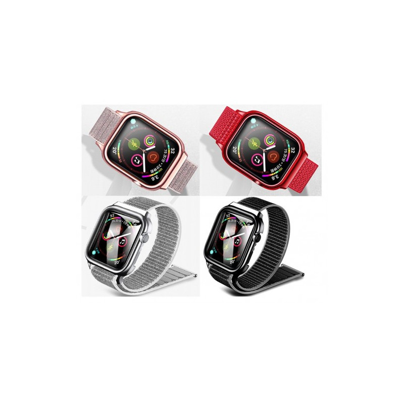 Apyrankė USAMS 'ZB073 Nylon' skirta iWatch Series 40mm sidabrinė
