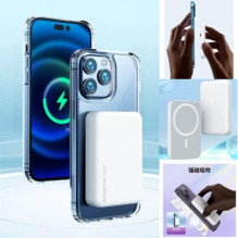 External battery WK Design 'WP-329' white 10000mAh (Wireless Charge 15W / PD 20W / QC3.0 22.5W)
