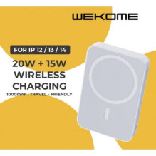 External battery WK Design 'WP-329' white 10000mAh (Wireless Charge 15W / PD 20W / QC3.0 22.5W)
