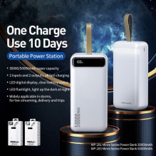 External battery WK Design 'WP-281' white 30000mAh