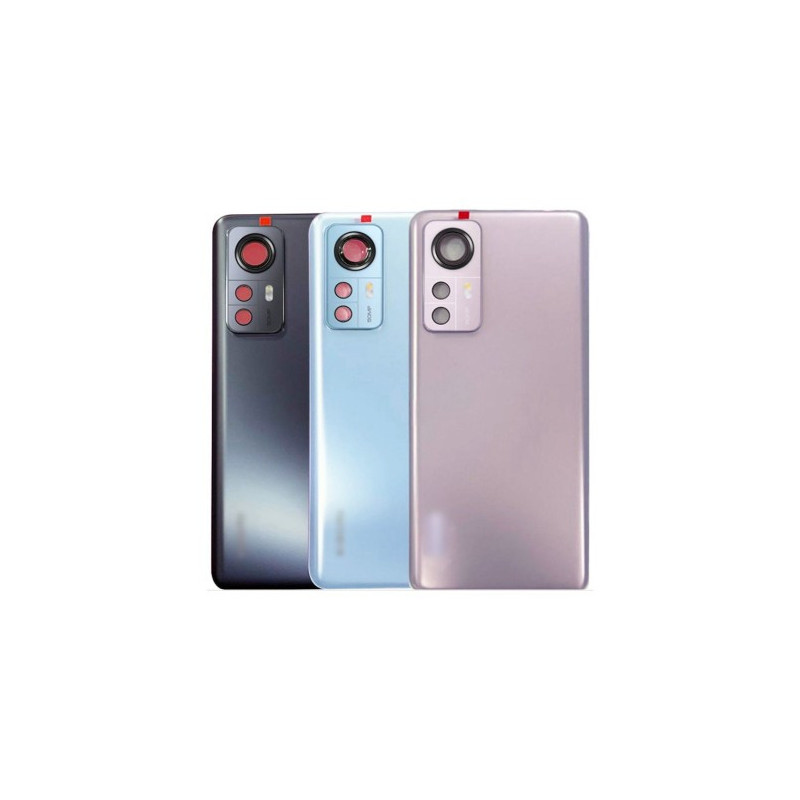 Back cover for Xiaomi 12 (12X) / Purple / (with camera glass) OEM