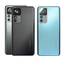 Back cover for Xiaomi 12T Pro / Blue / (with camera glass) OEM