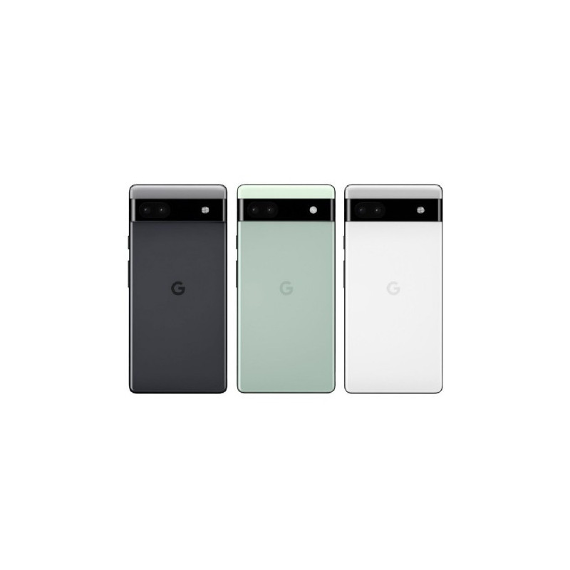 Galinis dangtelis skirtas Google Pixel 6A / Charcoal / (su kameros stikliuku) / OEM