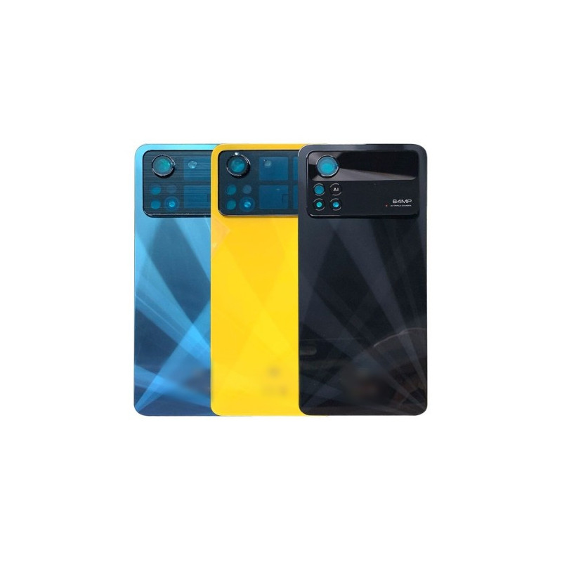Galinis dangtelis skirtas Xiaomi Poco X4 Pro 5G / Laser Black / (su kameros stikliuku) / HQ