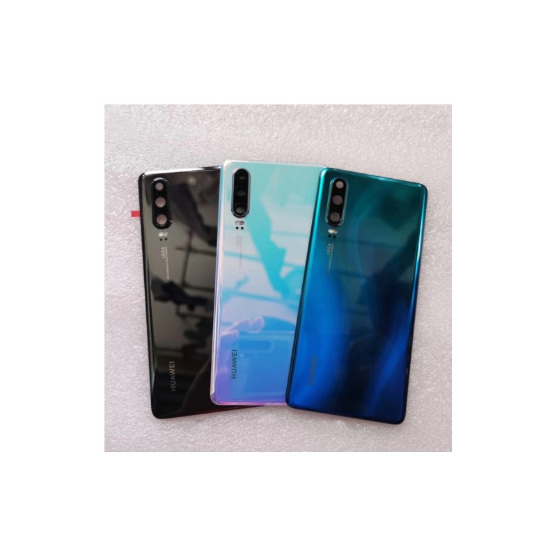 Galinis dangtelis skirtas Huawei P30 (Midnight Black) 100% originalus (10 / 10 naudotas) su kameros stikliukais