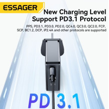 Charger Essager 'Gan Journey' black 140W (2xPD / QC3.0) / EU VERSION /