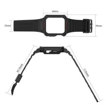 Apyrankė 'Strap Band' skirta Apple Watch 42mm / 44mm / 45mm (juodas + raudona) Apyrankė 'Strap Band' skirta Apple Watch 42mm / 44mm / 45mm (juodas + raudona)