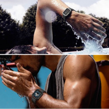 Apyrankė 'Strap Band' skirta Apple Watch 42mm / 44mm / 45mm (juodas + raudona) Apyrankė 'Strap Band' skirta Apple Watch 42mm / 44mm / 45mm (juodas + raudona)