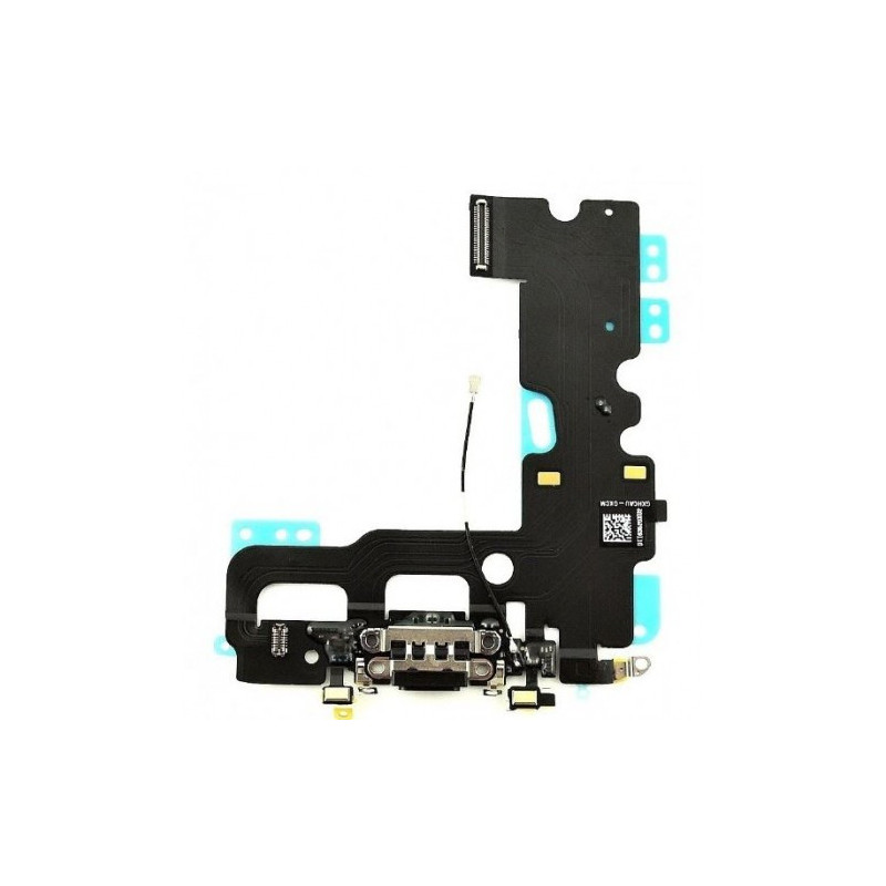 Krovimo lizdas skirtas iPhone 7 4.7'' su lanksčiąja jungtimi / Black / OEM