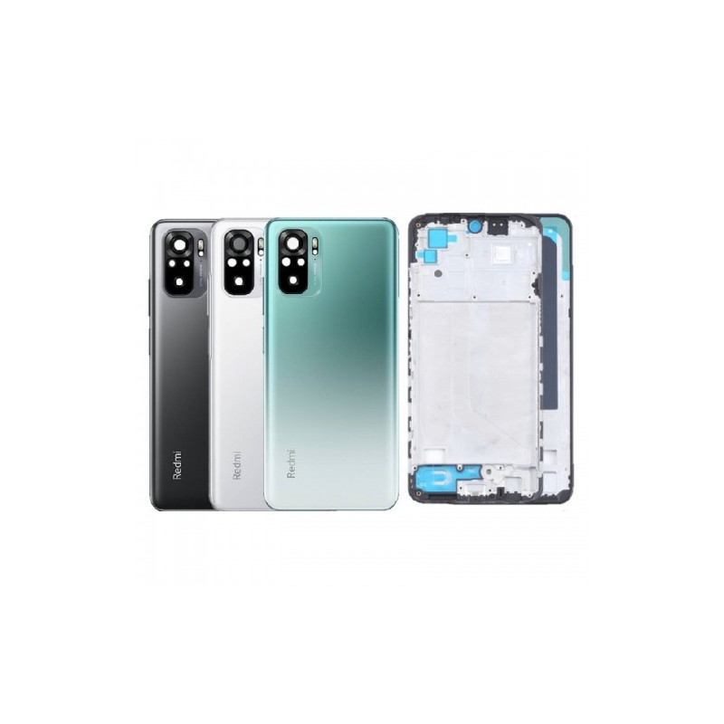 Galinis dangtelis skirtas Xiaomi Redmi Note 10S / Shadow Black / (su kameros stikliuku) / HQ