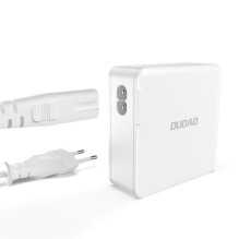 Įkroviklis Dudao 'A100EU' baltas 100W (2xPD / 2xQC3.0) Įkroviklis Dudao 'A100EU' baltas 100W (2xPD / 2xQC3.0)