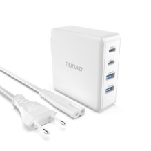 Charger Dudao 'A100EU' white 100W (2xPD / 2xQC3.0) Charger Dudao 'A100EU' white 100W (2xPD / 2xQC3.0)