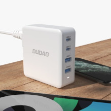 Charger Dudao 'A100EU' white 100W (2xPD / 2xQC3.0) Charger Dudao 'A100EU' white 100W (2xPD / 2xQC3.0)