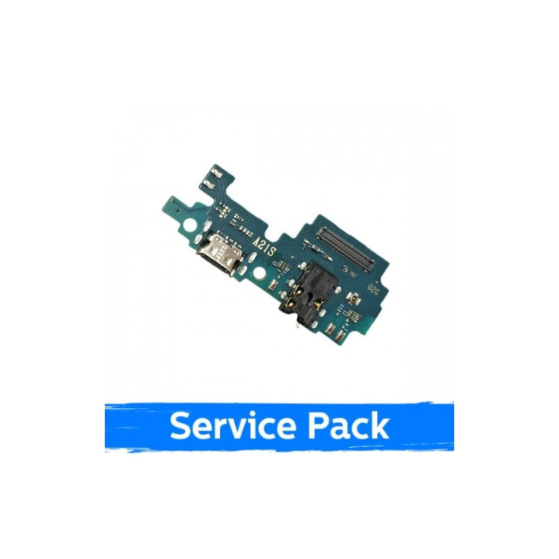 Krovimo lizdas skirtas Samsung A217 A21s 2020 su lanksčiąja jungtimi / plata (Service Pack)