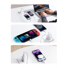 Charger Joyroom 'JR-TCF05' white 20W (1xPD 1xQC3.0) + 'Type-C / Lightning' 100cm cable Charger Joyroom 'JR-TCF05' white 20W (1xPD 1xQC3.0) + 'Type-C / Lightning' 100cm cable