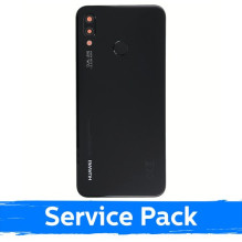 Back cover for Huawei P20 Lite / Black / (Service Pack)