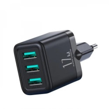 Charger Joyroom 'JR-TCN02' black 17W (3xUSB) Charger Joyroom 'JR-TCN02' black 17W (3xUSB)