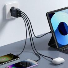 Įkroviklis Joyroom 'JR-TCN03' juodas 24W (4xUSB)