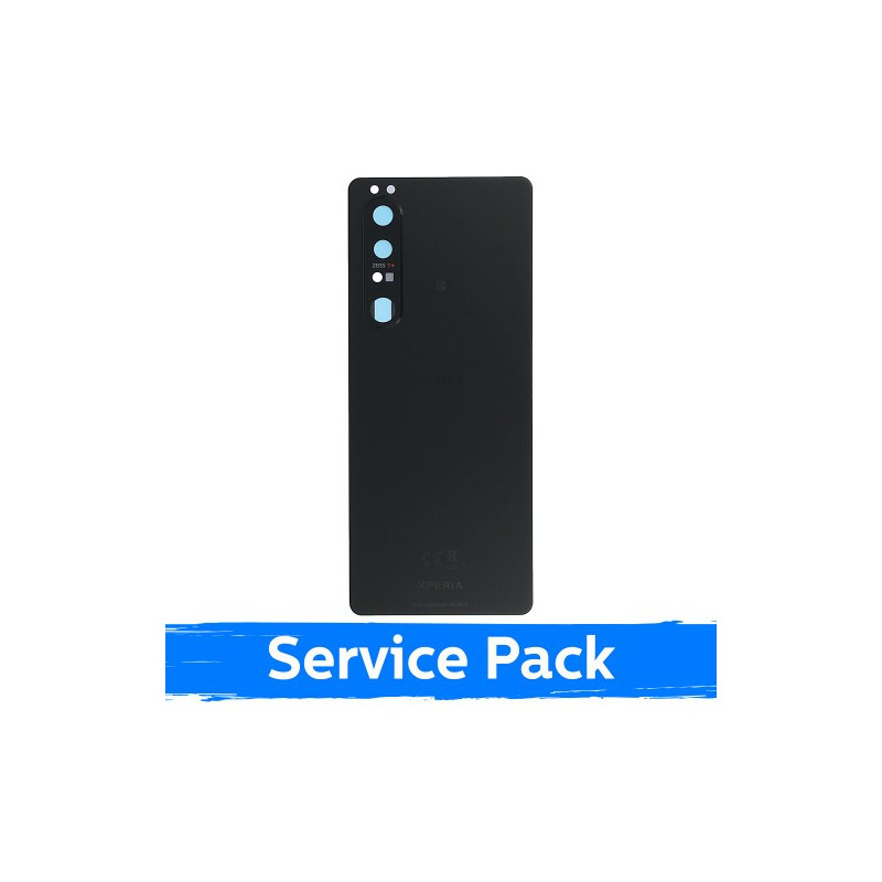 Back cover for Sony Xperia 1 III black (Service Pack)