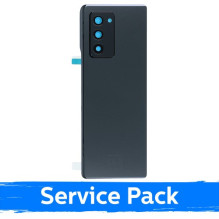 Galinis dangtelis skirtas Samsung F916 Z Fold2 / Mystic Black / (Service Pack)