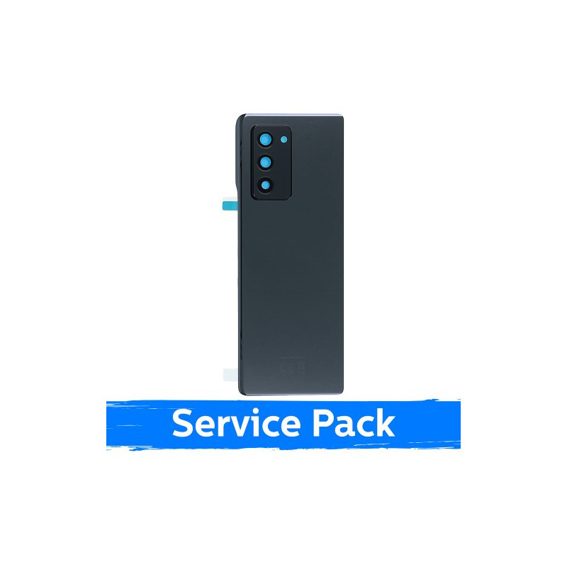 Galinis dangtelis skirtas Samsung F916 Z Fold2 / Mystic Black / (Service Pack)
