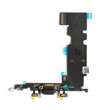 Charging port for iPhone 8 Plus 5.5'' with flex connector / Black / OEM