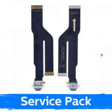 Charging port for Samsung N986 / N985 Note 20 Ultra with flexible connector / wide 100% original (Service Pack)