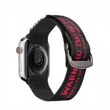 Apyrankė Dux Ducis 'Outdoor' skirta Apple Watch 42mm / 44mm / 45mm juoda / raudona