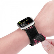 Dux Ducis 'Outdoor' bracelet for Apple Watch 42mm / 44mm / 45mm black / red Dux Ducis 'Outdoor' bracelet for Apple Watch 42mm / 44mm / 45mm black / red