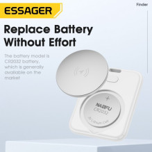 Essager 'Tag' item tracking device white